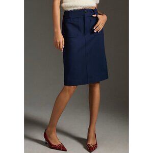 Maeve By Anthropologie The Colette Knee-Length Skirt Size L Ponte Knit New